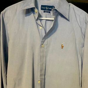 Polo by Ralph Lauren Men’s button down dress shirt Size 15 Neck 32-33 Arm length
